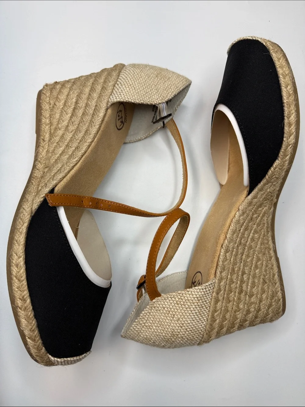 White Mountain Women's Mamba Espadrille Wedges Size 10